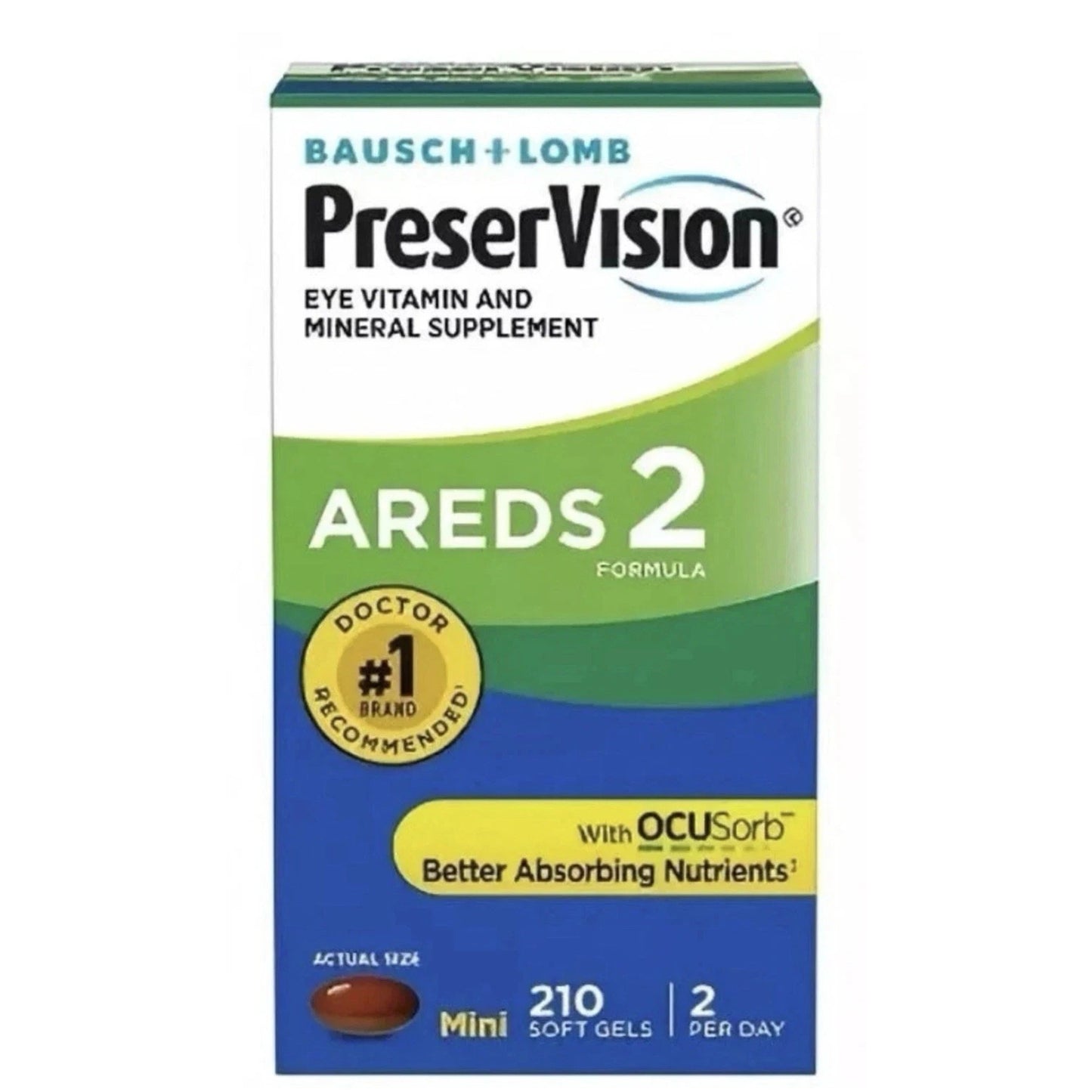 PreserVision Areds 2 Eye Vitamin and Mineral - 210 Softgels