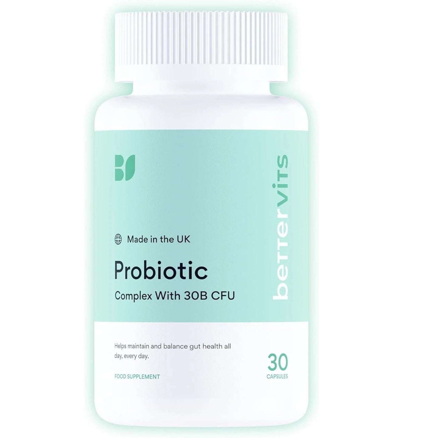Available in Uk £11 - Bettervits Probiotics for Gut Health | 30 Capsules
