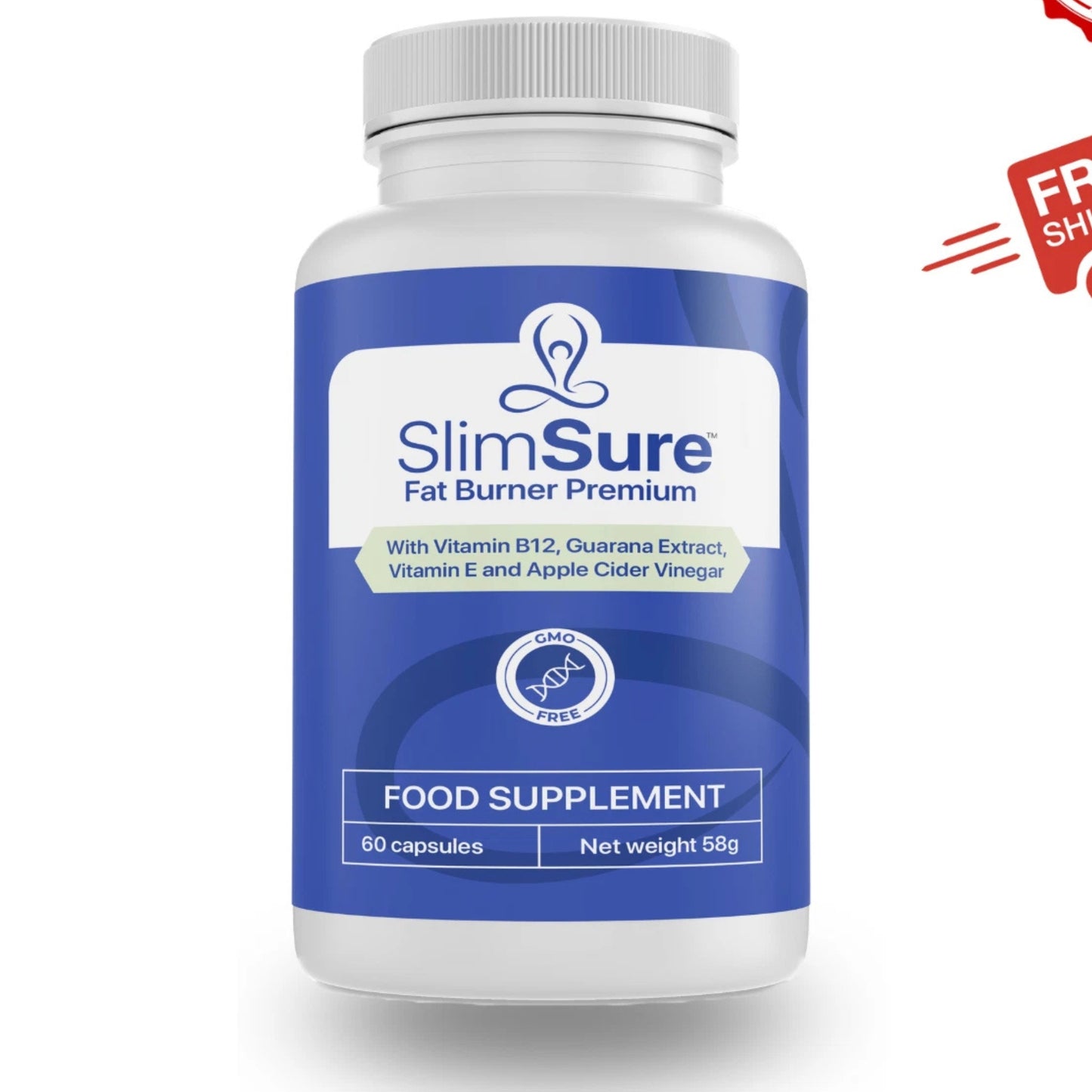 Available in Uk £11 - SlimSure - Natural Supplement - 60 Capsules - 1 Month Supply