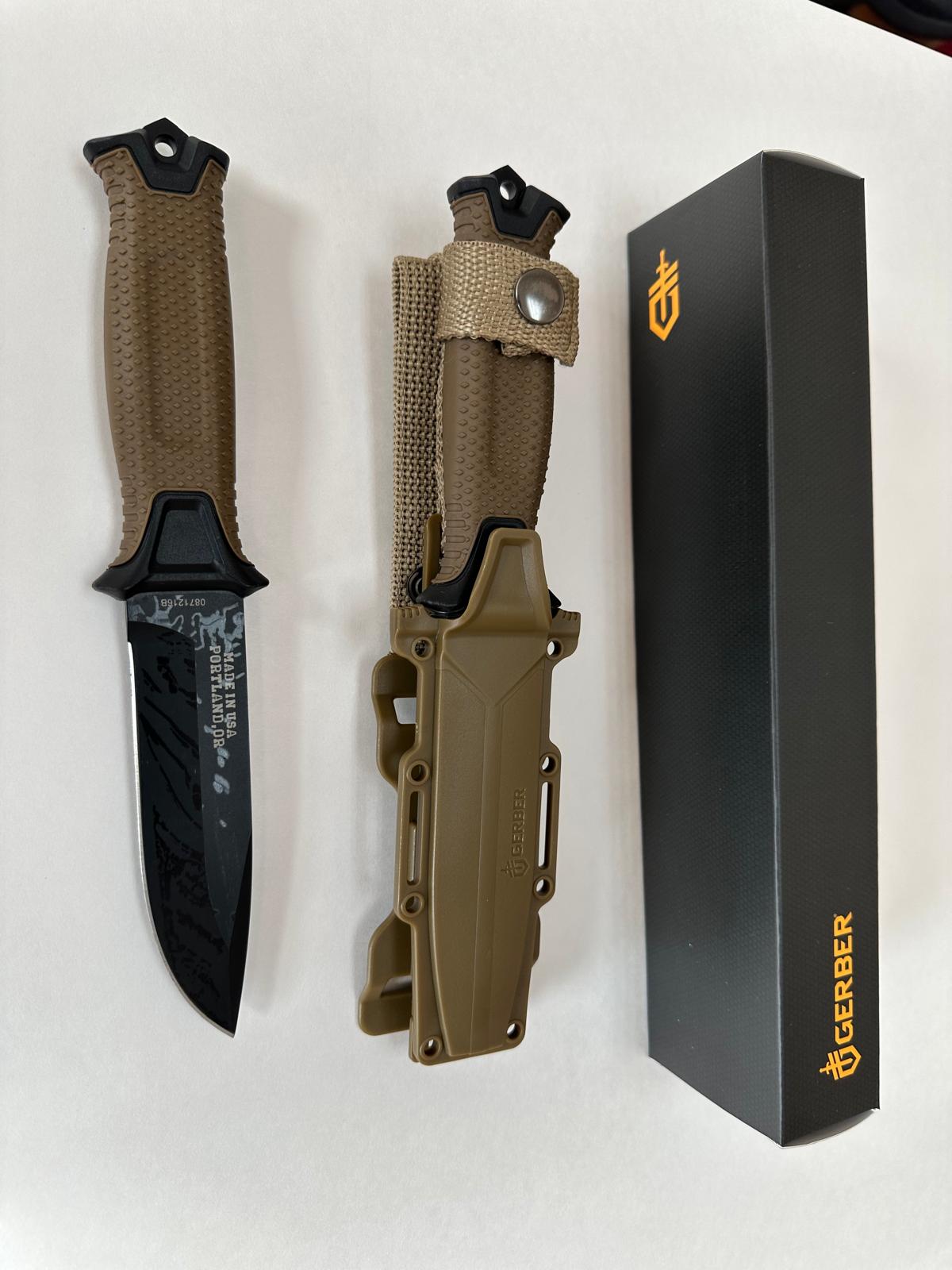 Gerber Knife Green & Block Color