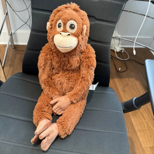 Orangutan “Punch Monkey” Plush 24” – Viral & Rare AUTHENTIC TOY