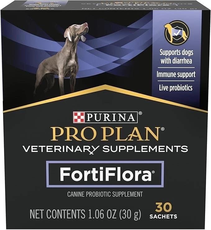 Purina FortiFlora Pro Plan Veterinary Probiotic DOG Supplement - 30 Sachets Uk £11