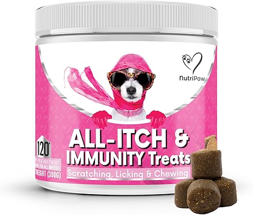 Available in Uk £12 - NutriPaw All Itch & Immunity Treats
