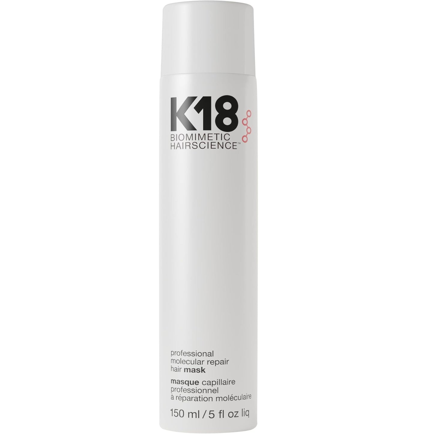 Available in Uk £12 - K18 Biomimetic Hairscience Leave-In Molecular Repair Hair Mask 150ml