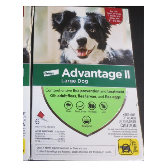 Advantage II Flea Treatment for Large Dog 6 Dose