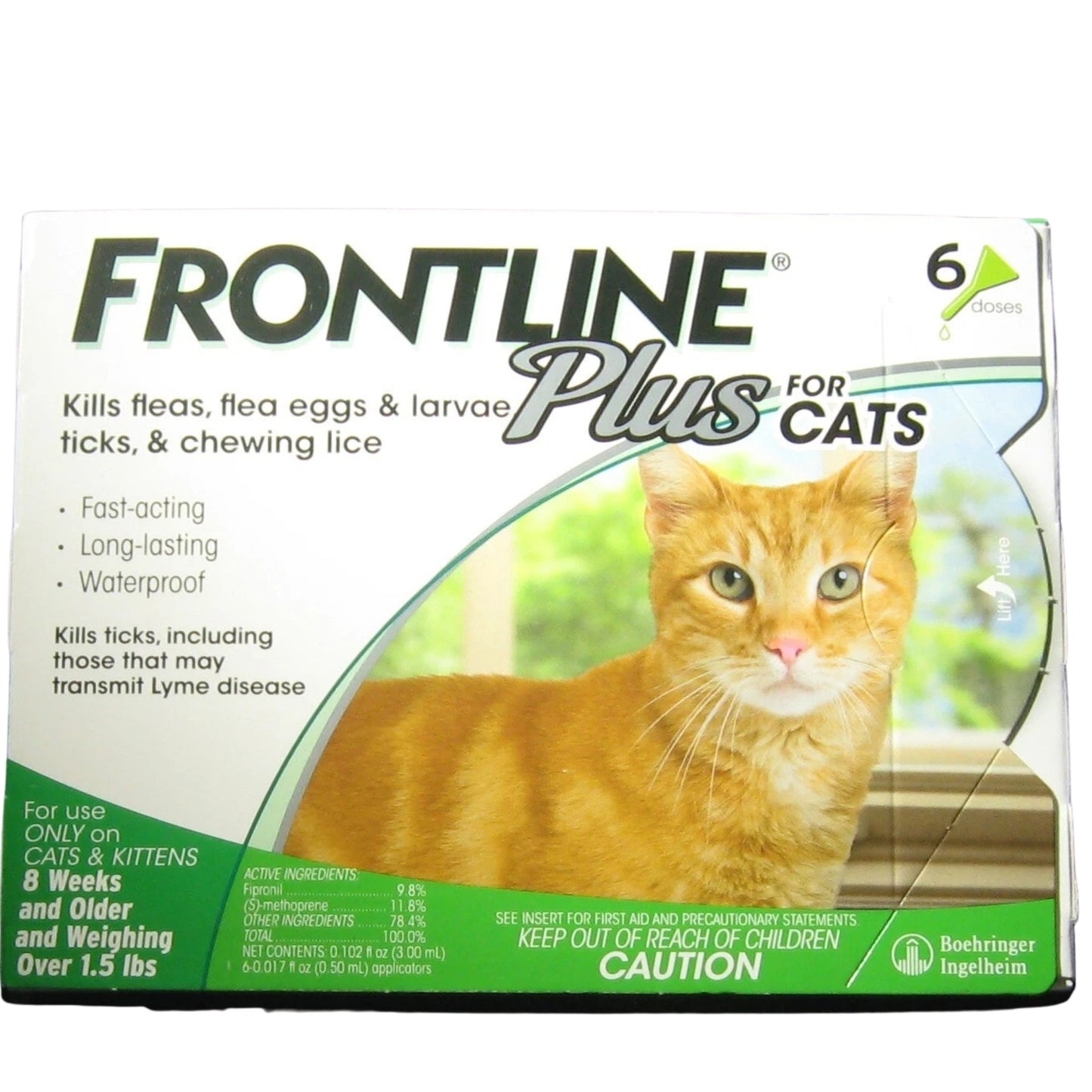 Frontline Plus for Cats and Kittens 6 Doses