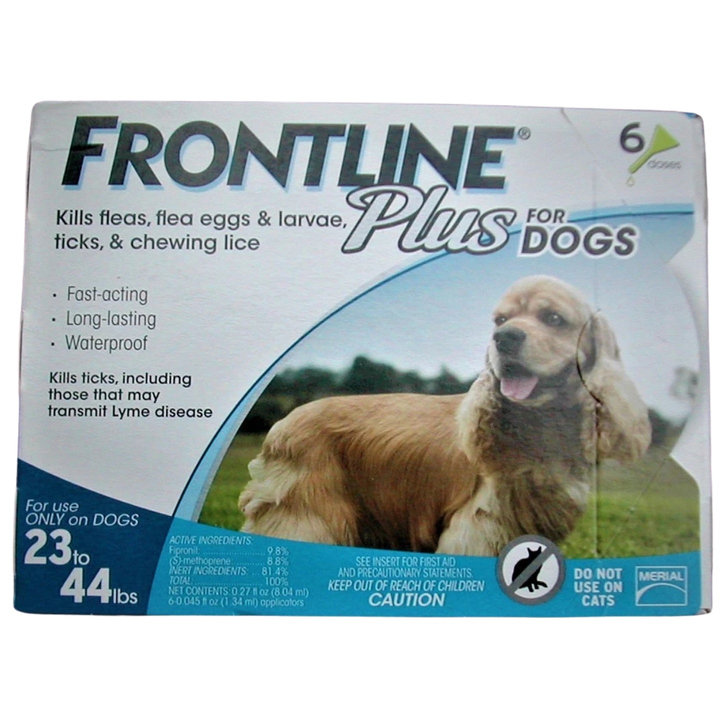 Frontline Plus for Dogs 23 - 44 lbs (6 pack)