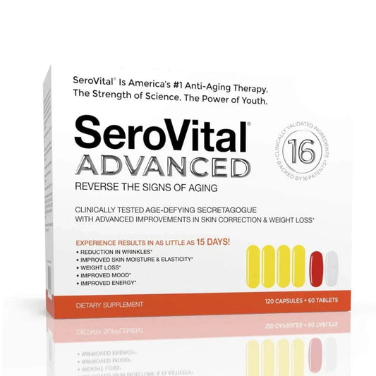 SeroVital Advanced 120 Capsules +60 Tablets 30 Day Dietary Supplement Sero Vital