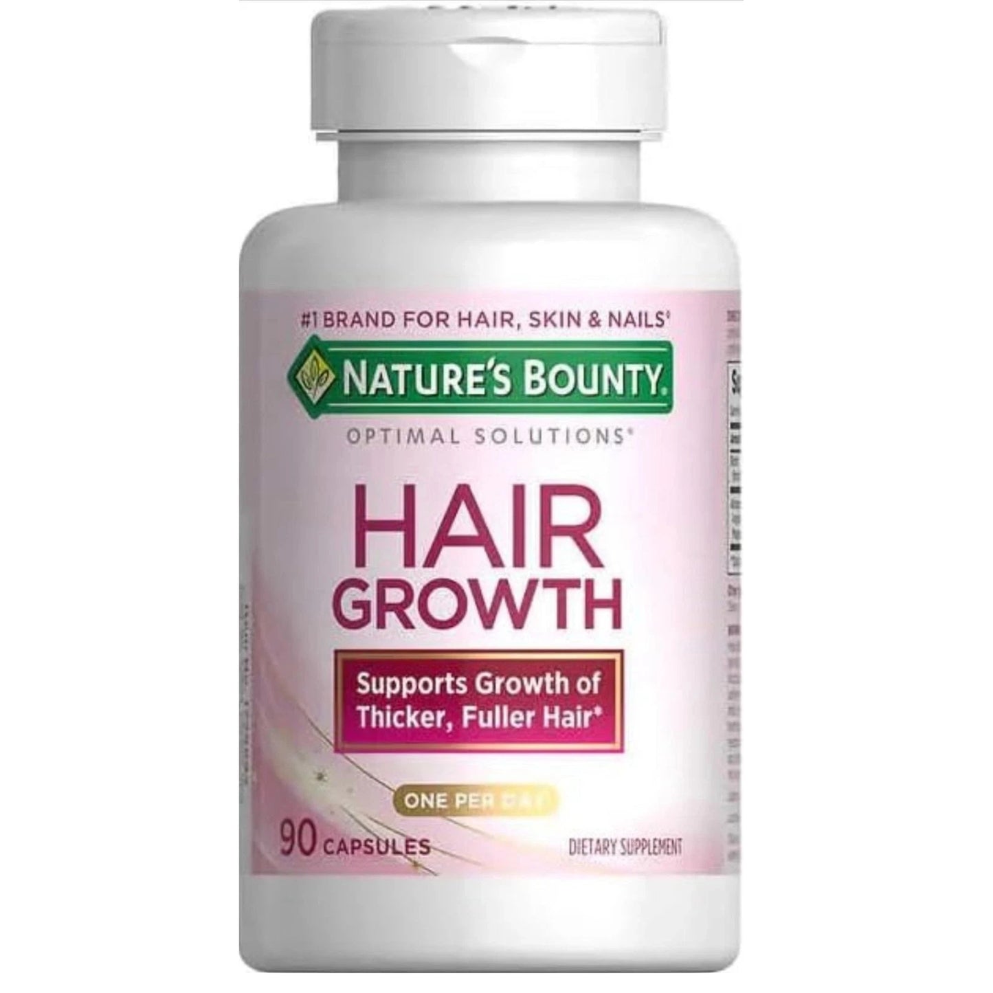 Nature’s Bounty Hair Growth Supplement strong hair growth 90 cap support the hea