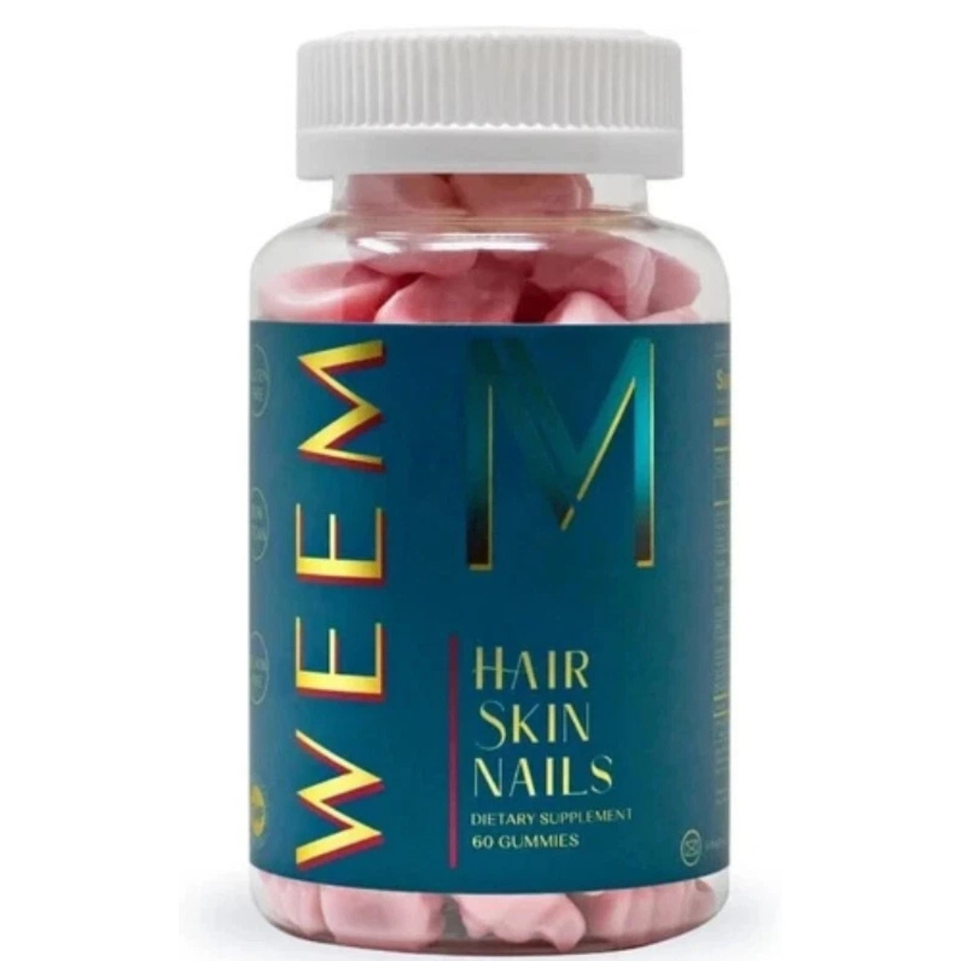 WEEM Hair Skin and Nails Gummies - Supports Healthy Hair - Vegan biotin Vitamins