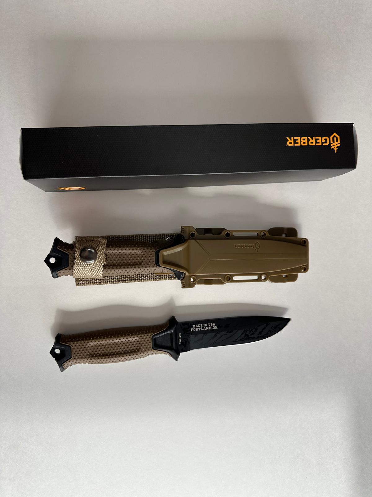 Gerber Knife Green & Block Color